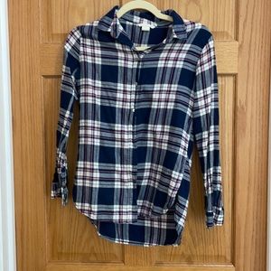 Navy flannel